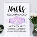 Face Mask Sign PRINTABLE Wear a Mask Sign Mask Required - Etsy
