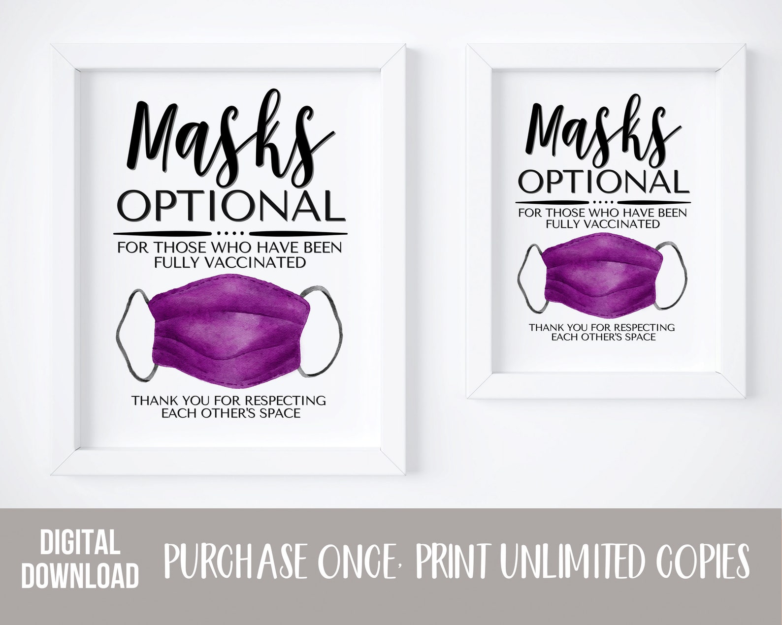 face-mask-sign-printable-face-masks-optional-if-vaccinated-etsy