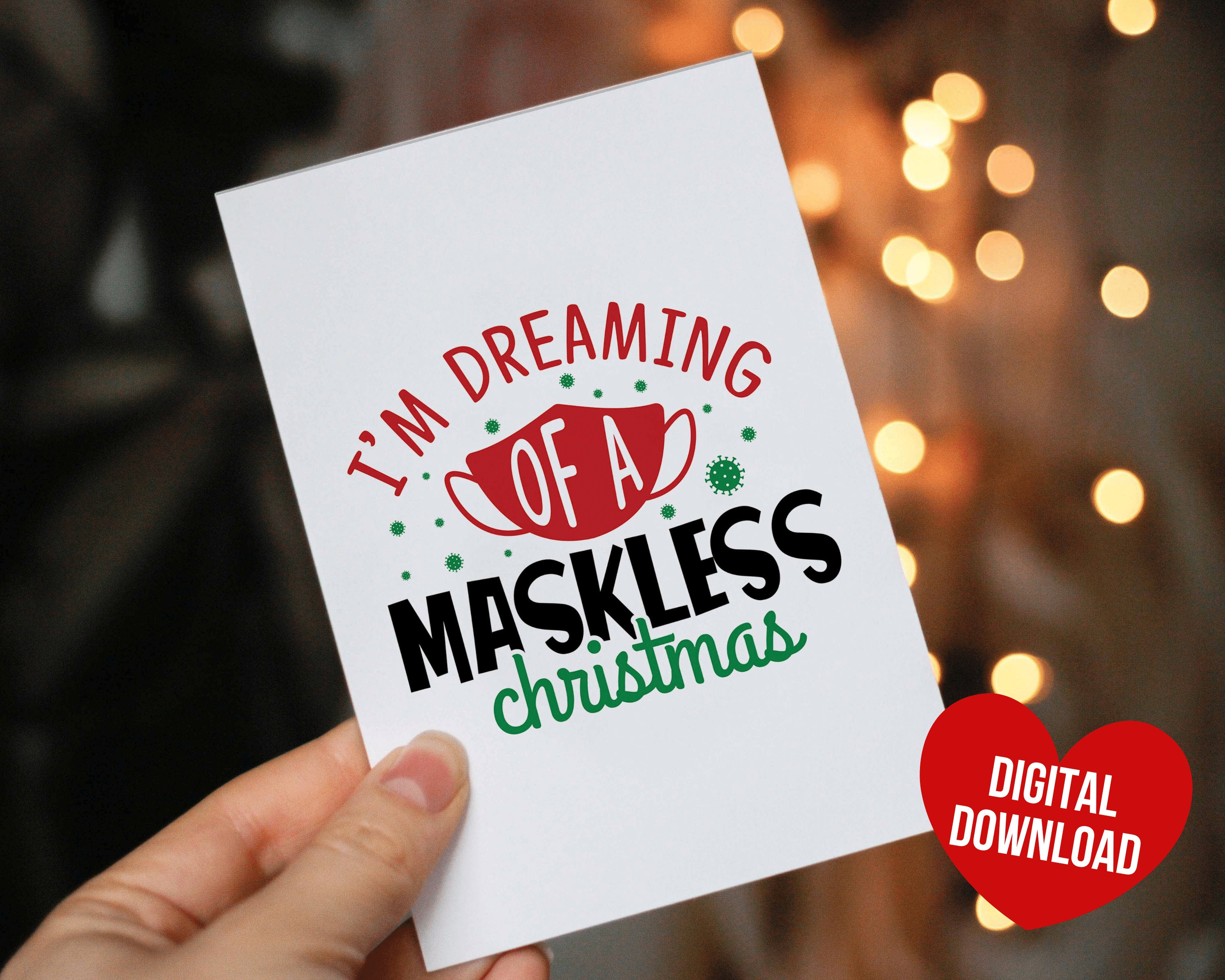 Funny Christmas Cards Printable 2020 Christmas Card  Etsy