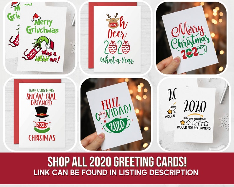Christmas Cards Printable Funny 2020 Christmas Card Etsy