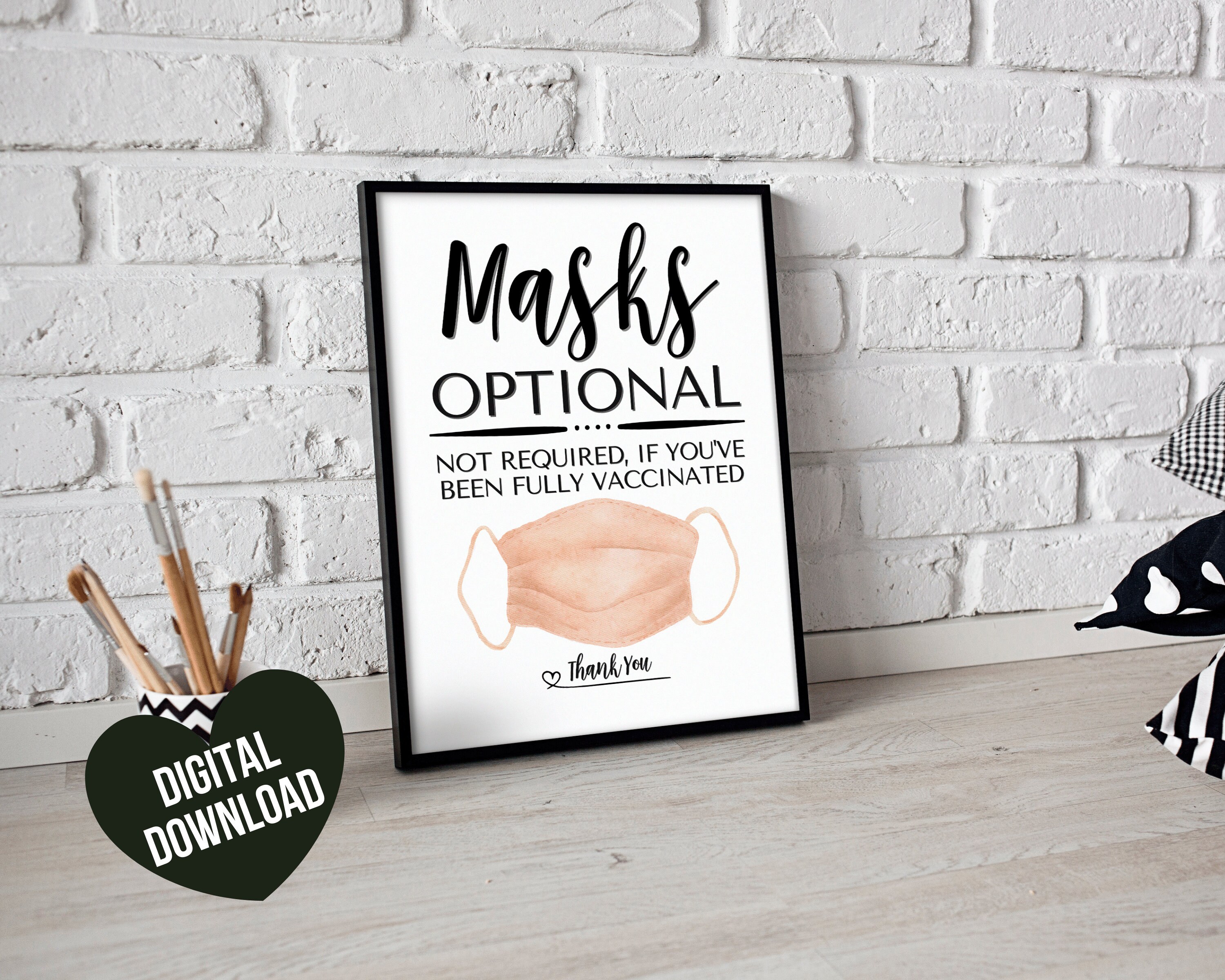 Face Mask Optional Sign Printable Printable World Holiday
