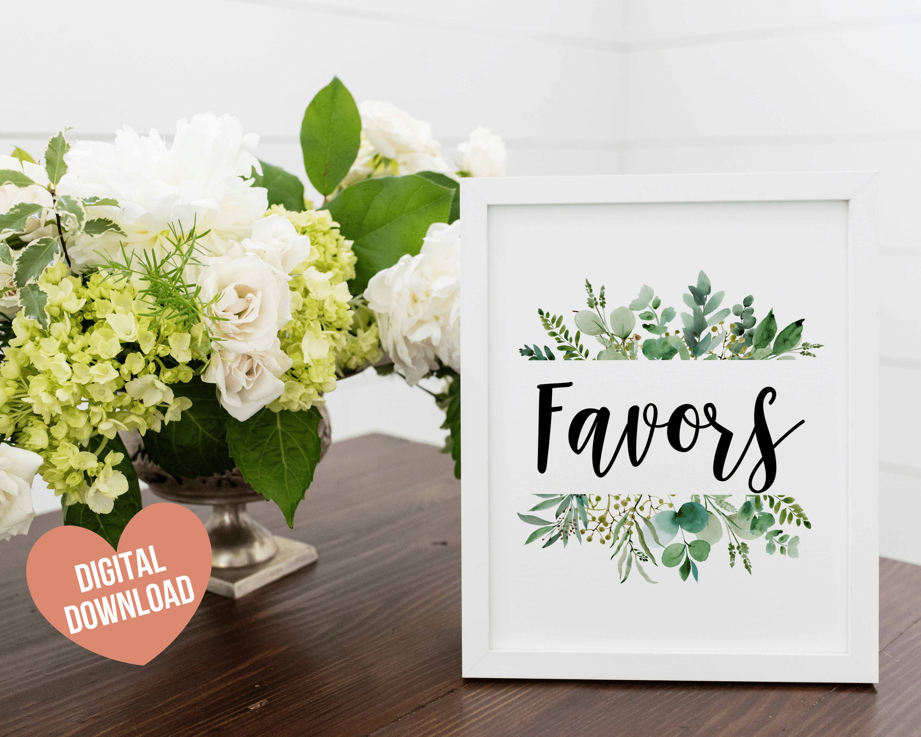 Wedding Favors Sign Printable Printable Favors Table Sign Etsy Espa a