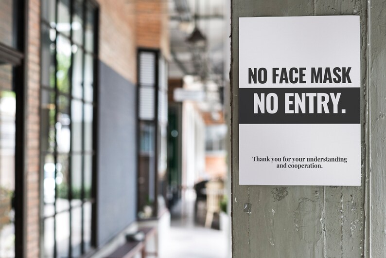 Face Mask Sign Printable Face Mask Required Printable for - Etsy