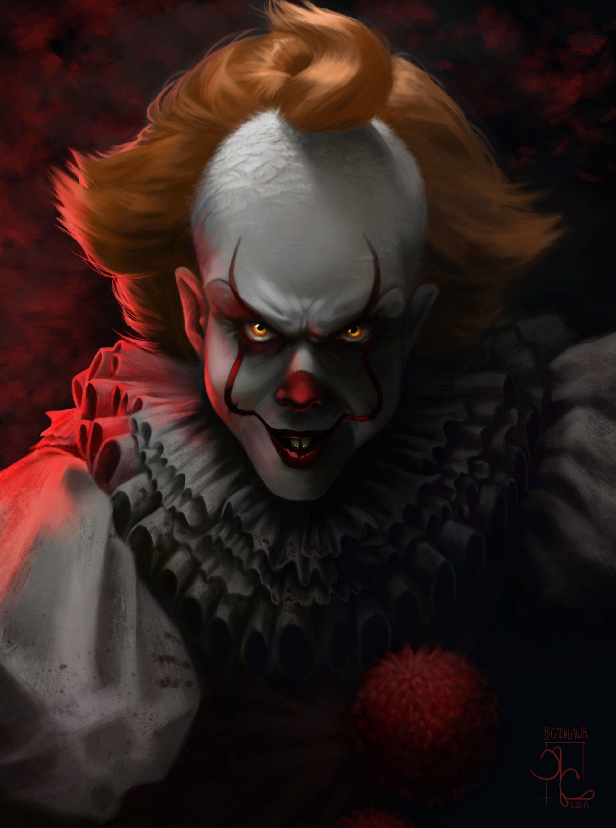 Pennywise the Dancing Clown Art Print 8.5x11 Etsy