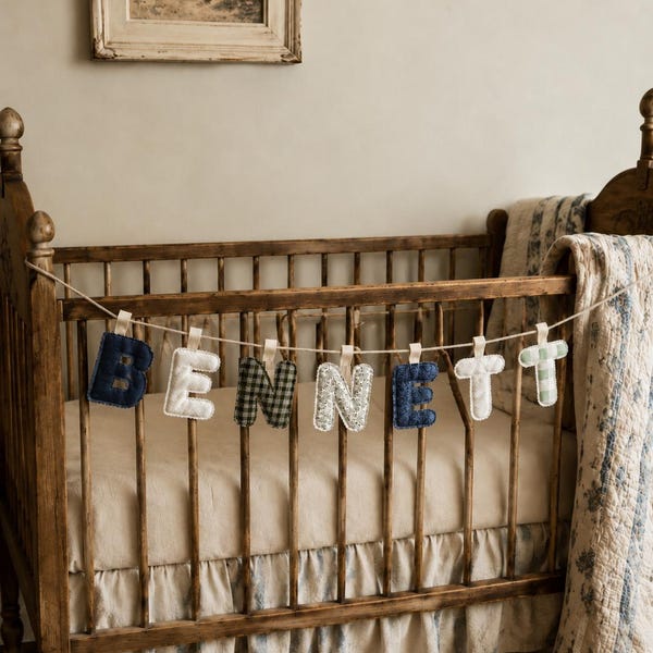 Quilted Custom Name Banner