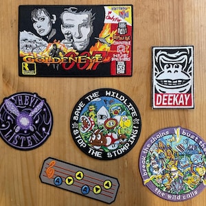 90s Retro Gamer Patches Bundle set (6)