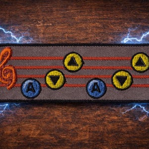 Écusson rétro Legend of Zelda - OOT - Song of Storms Ocarina Gamer