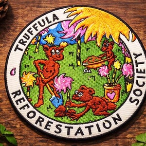 Truffula Reforestation Society - Nature Lorax lovers 4" Iron On patch
