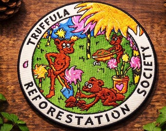 Truffula Reforestation Society - łatka do prasowania Nature Lorax Lovers 4"
