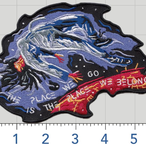 The Expanse - Julie Mao zwevende sci-fi-cosplay 4 x 6" patch, opstrijkbaar