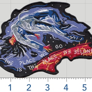 The Expanse - Julie Mao floating sci fi cosplay 4x6" Patch, Iron On