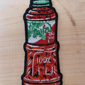 Tajín Flasche - Lustiger Geschenkaufnäher aus Mexiko