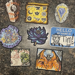 MTG - Paquete de parches (8 unidades) para planchar o con gancho