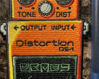 BOSS Distortion DS-1 Guitar Pedal DIY Music Lovers Patch