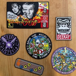 Lot d'écussons de joueur rétro des années 90 (6)