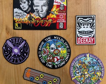 90s Retro Gamer Patches Bundle set (6)