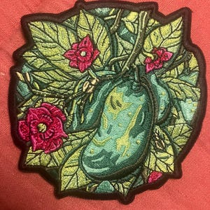 Pawpaw embroidered patch + FREE sticker