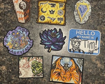 MTG - Patches Collection (8x) Iron On or Hook Bundle Set