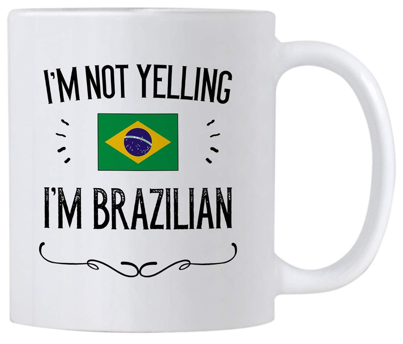 Christmas Mug Brazil Pride Souvenir And Ts I M Not Etsy