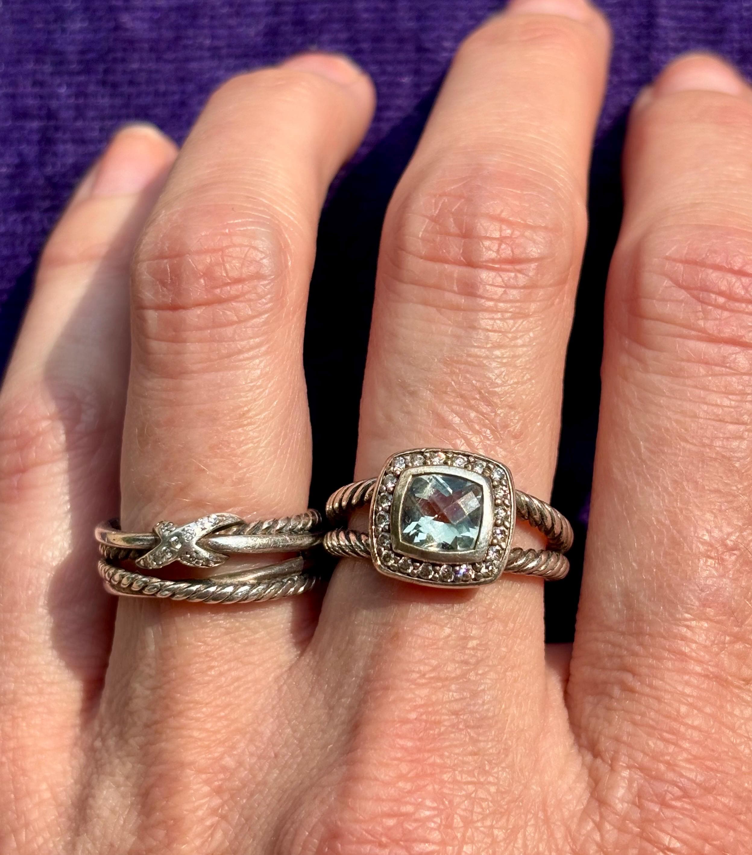 David Yurman Prasiolite Ring