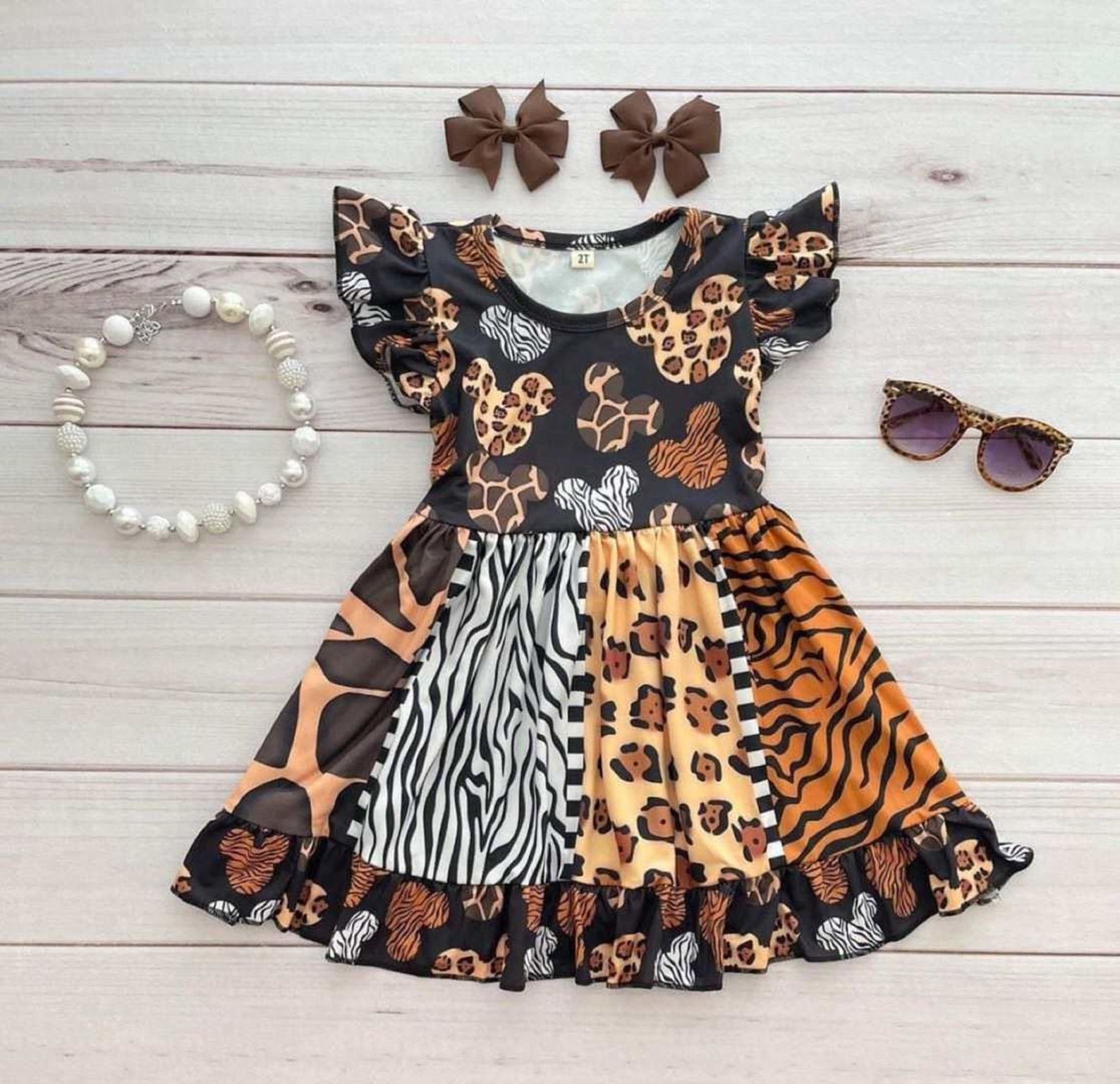 Animal Kingdom Dress for Disney World Vacation Animal Print - Etsy