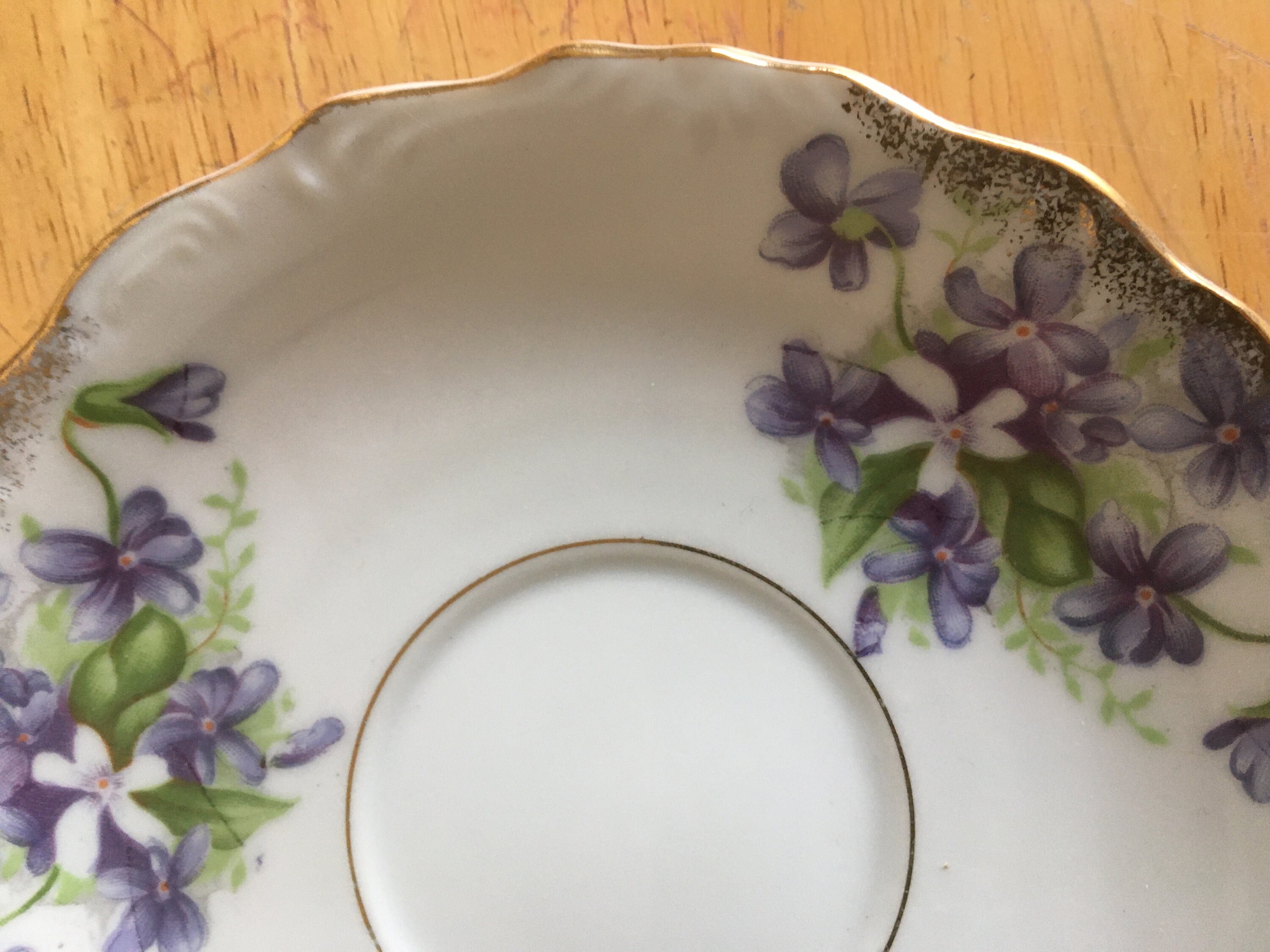 Harleigh Bone China English Tea Saucer & Cup Set Etsy