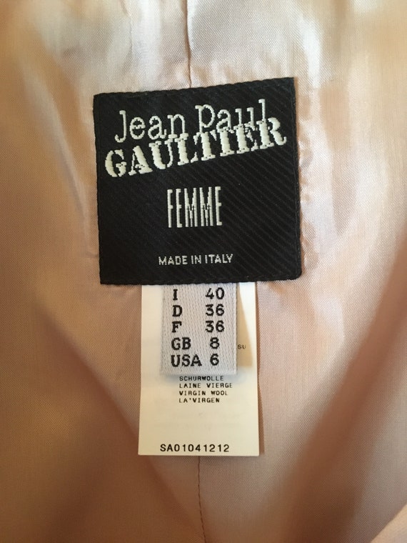 Jean Paul Gaultier ladies vintage Italian wool su… - image 4