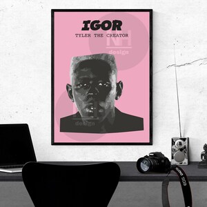 Tyler The Creator Igor Poster Poster Cover Art Home Wall Etsy