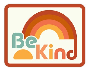 Be Kind Sticker / Trendy, Weird, Fun Stickers para su botella de agua o computadora portátil / ENVÍO GRATIS