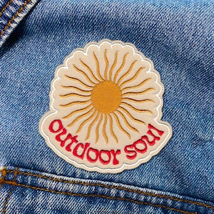 Outdoor Soul Patch | Outdoor Embroidered Iron-On  Patch | Trendy, Weird, Fun Patches That We Love To Wear | FREE SHIPPING