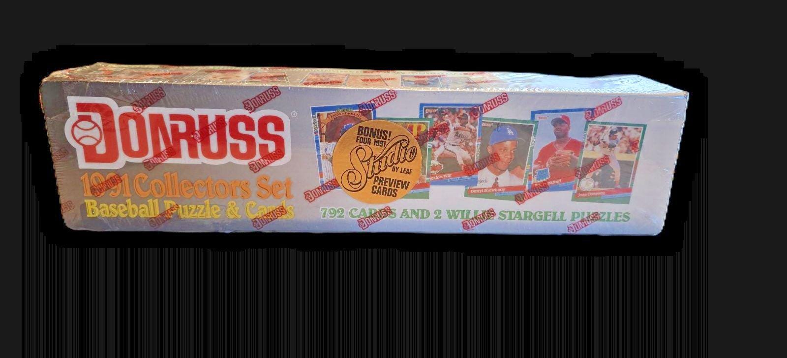 1991 Donruss Baseball Cards Collectors Set: 792 Cards & Puzzles - Etsy