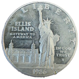 1986年 エリス島記念コイン 4枚セット Ellis island 1986 liberty coin - Etsy 日本