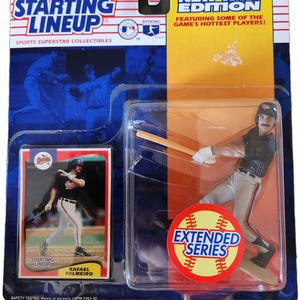 1994 Kenner MLB Rafael Palmeiro Startaufstellung Karte und Figur