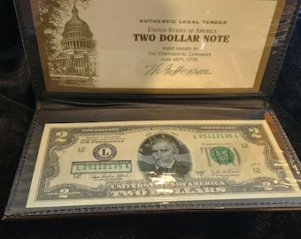 2003 Series 2 Dollar Bank Note &quot;Presidents Series&quot; William H Harrison