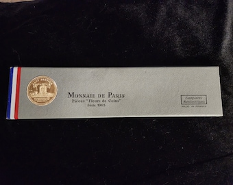 Serie 1965 Monnaie De Paris Fleurs de Coins (1965 French Coin Set)