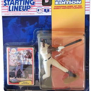 1994 Kenner MLB Dave Winfield Start Lineup Karte und Figur