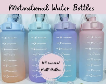 64 oz Motivationswasserflasche