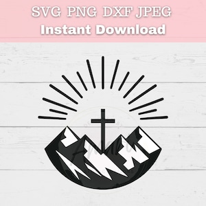 Church Logo Design, Bible SVG, Religious Clipart File