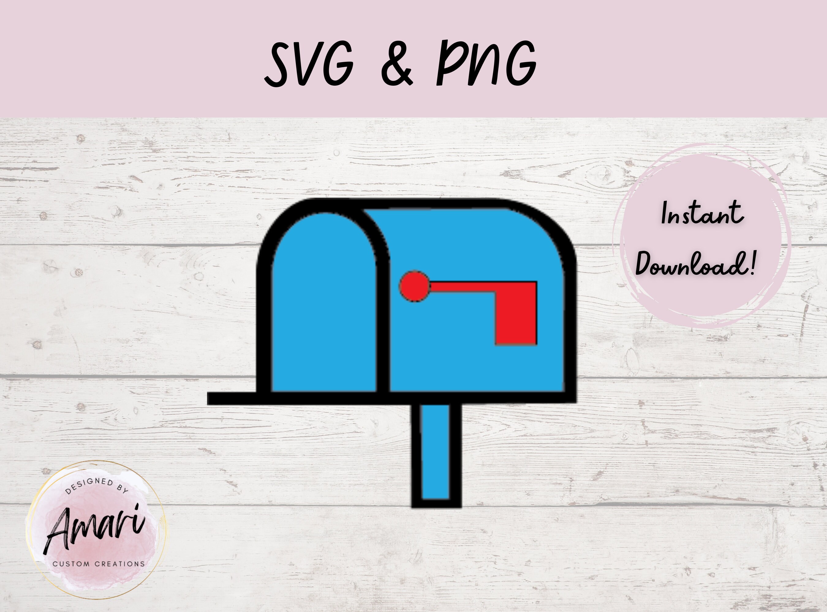 Mailbox SVG & PNG - Etsy