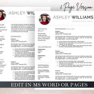 Teacher Resume Template With Photo Teacher CV Template Elementary teacher-resume-template-with-photo-teacher-cv-template-elementary