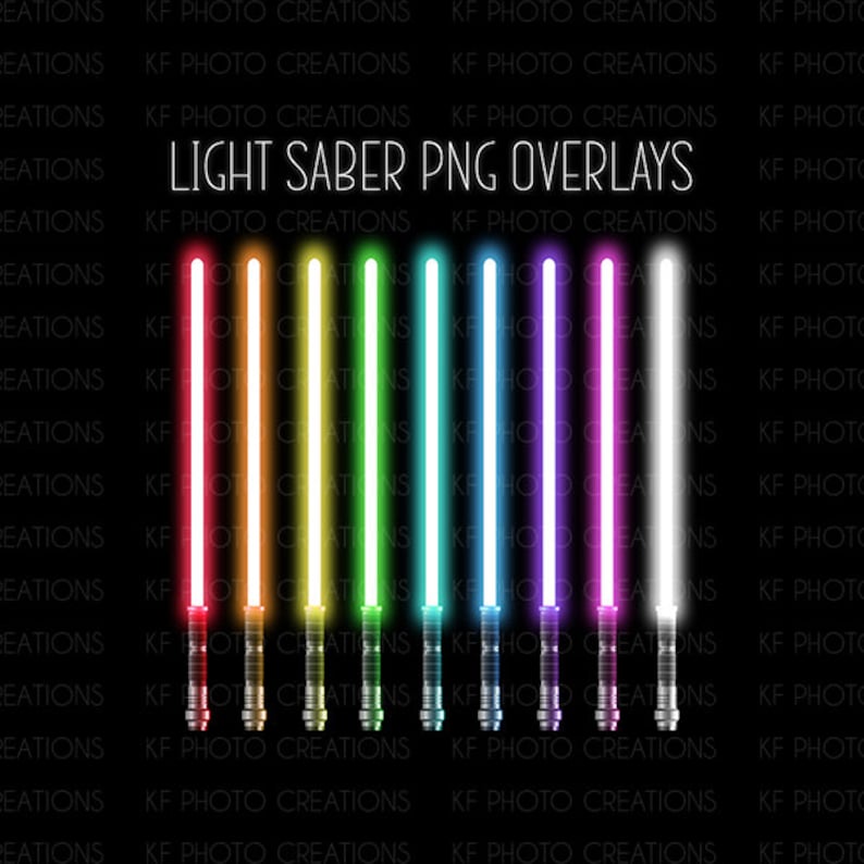Light Saber PNG Overlays Etsy