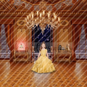 Belle Of The Ballroom Digital Backdrop, Belle Of The Ballroom Digital Background