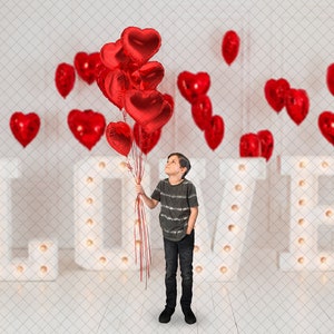 Valentine&#39;s Love Letters Digital Background