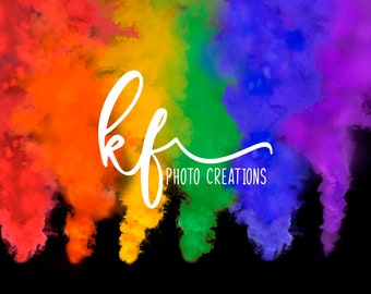 Maternity Rainbow Baby Smoke Bomb PNG Overlay, Maternity Rainbow Baby Smoke Bomb PNG Overlay