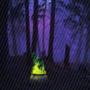 Witch Cauldron Halloween Digital Backdrop, Witch Cauldron Halloween Digital Background