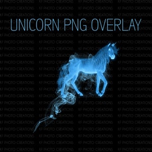 Unicorn Animal Magic PNG Overlay (TRANSPARENT BACKGROUND)