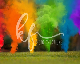 Maternity Rainbow Baby Smoke Bomb Digital Backdrop, Maternity Rainbow Baby Smoke Bomb Digital Background