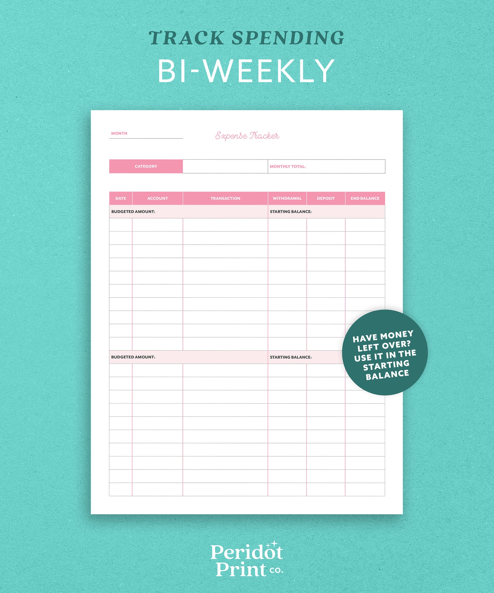 printable budgeting bundle budget calendar debt payment etsy