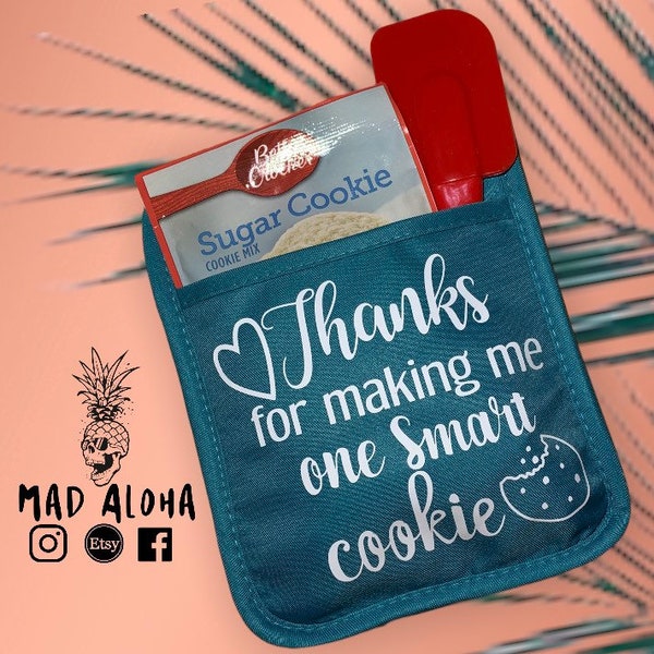 Teacher Gift-One Smart Cookie-Pot Holder-Gift Set