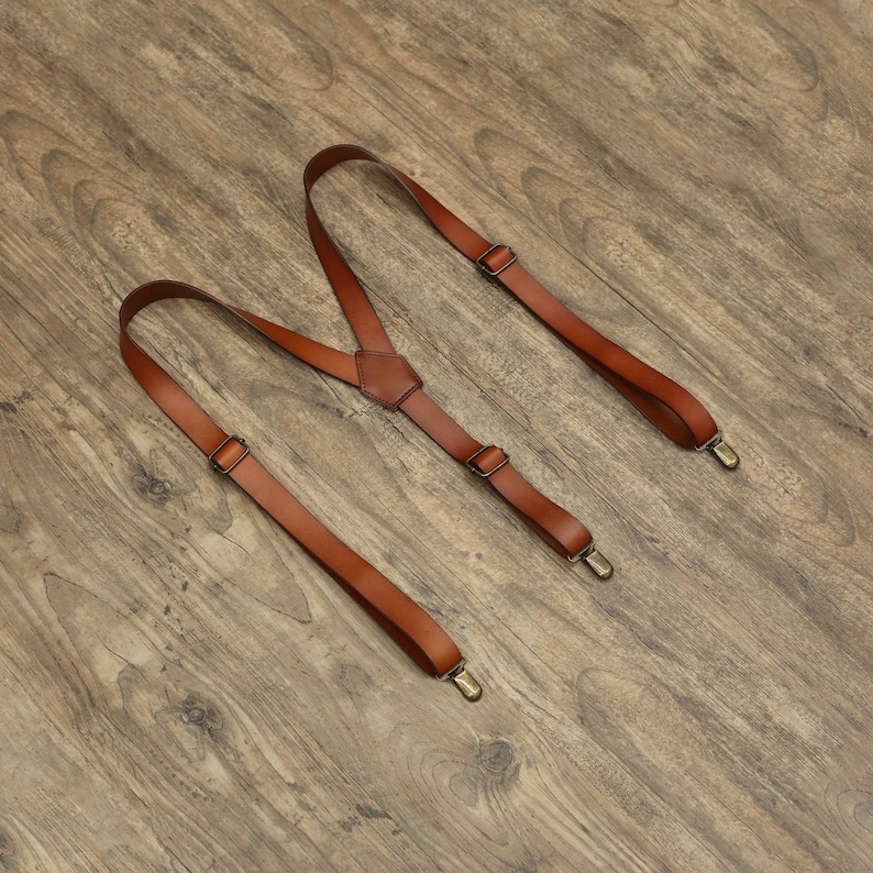 Leather Suspenders Wedding Suspenders Mens Suspenders Etsy
